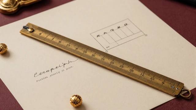 Vintage measuring ruler still life illustrating penis size statistics article
