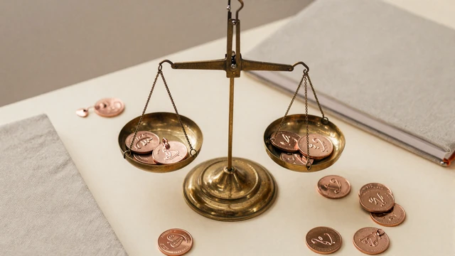 Brass balance scale still life representing the value-and-cost question of online dating in 2026