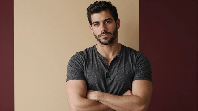 Verified endowed men dating member in confident editorial portrait